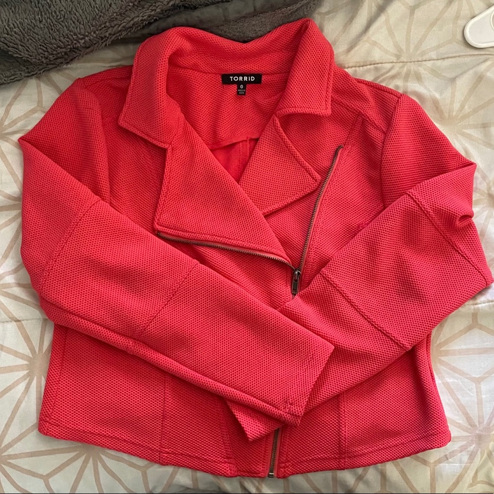 Torrid Hot pink jacket - Picture 5 of 6